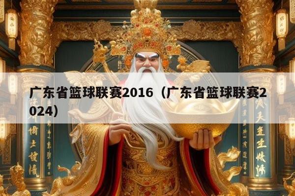 广东省篮球联赛2016（广东省篮球联赛2024）