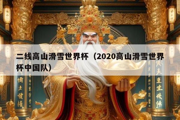 二线高山滑雪世界杯（2020高山滑雪世界杯中国队）