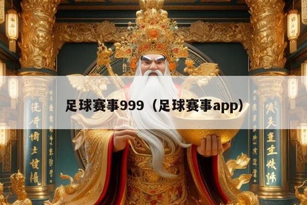 足球赛事999（足球赛事app）