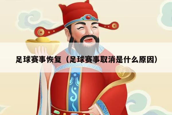 足球赛事恢复（足球赛事取消是什么原因）